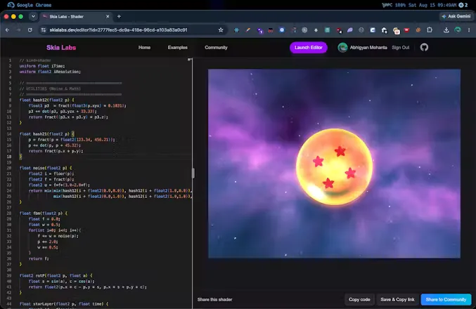 Skia Labs Web Editor